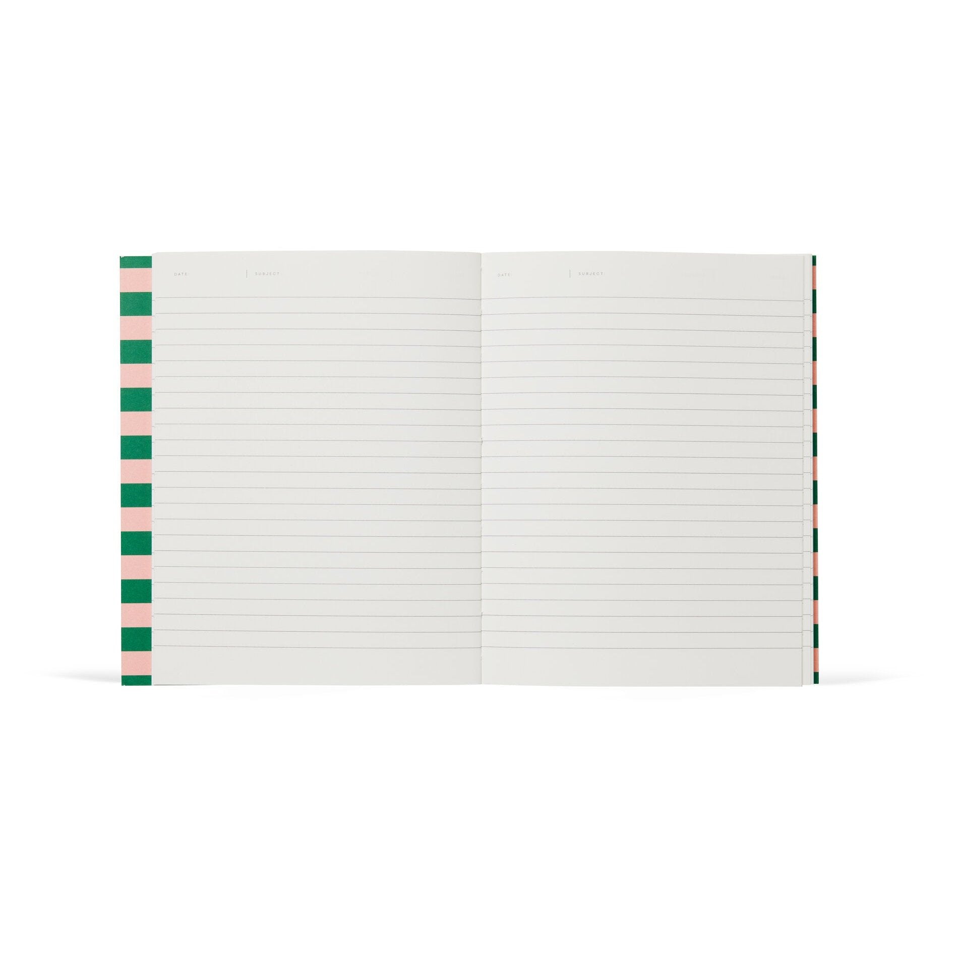 UMA Flat Lay notesbog, medium - Green & Rose